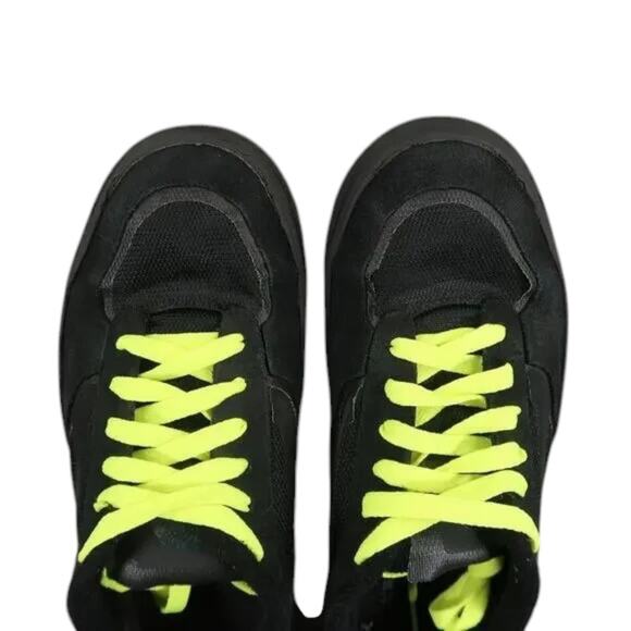 Vans Shoes Mens 6.5 Sneakers Rowley Pro Skate Black Leather Wafflecup Ultracush - Picture 7 of 16